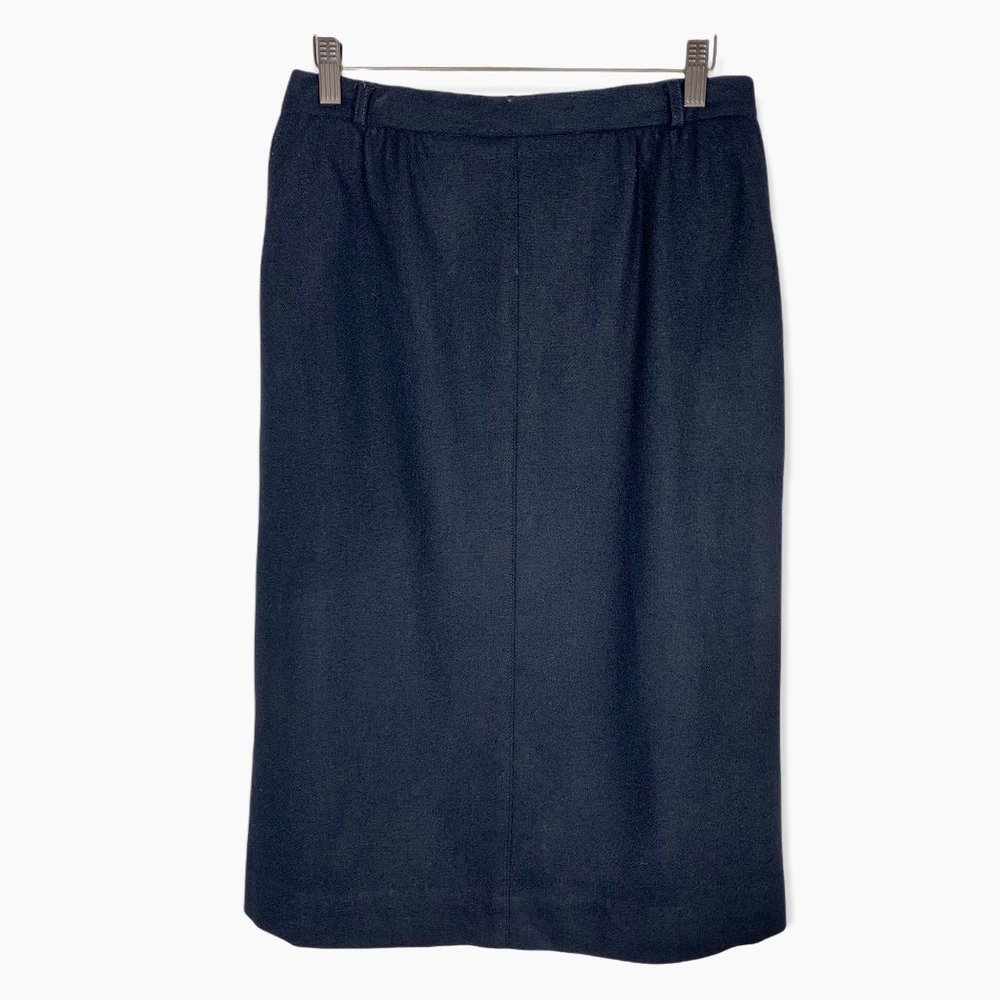 Vintage 90's Koret Wool Blend Straight Skirt, Medium